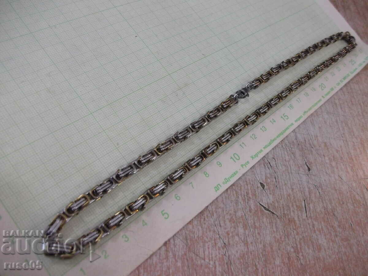Two-tone imitation jewelry medical steel chain - 6 Two-tone imitation jewelry medical steel chain - 6