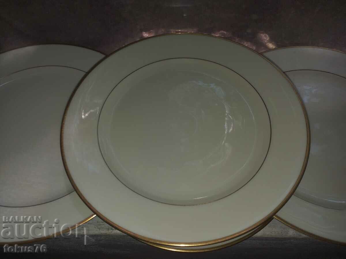 Auction Porcelain Fein Bayreuth Bavaria lot 6 plates Auction Porcelain Fein Bayreuth Bavaria lot 6 plates