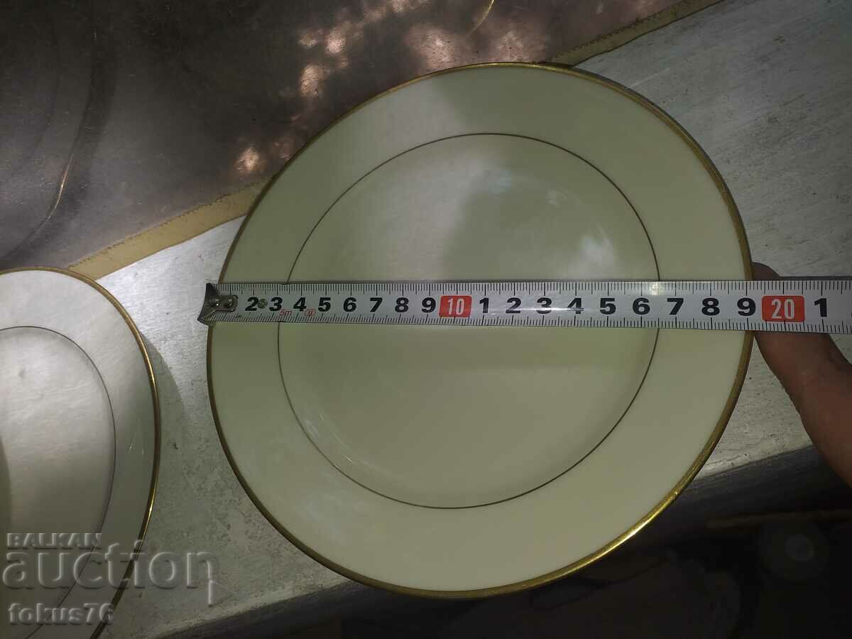 Porcelain Fein Bayreuth Bavaria lot 6 plates - 6 Porcelain Fein Bayreuth Bavaria lot 6 plates - 6