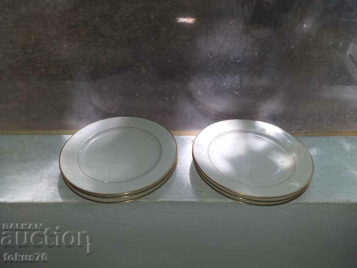 Porcelain Fein Bayreuth Bavaria lot 6 plates - 6