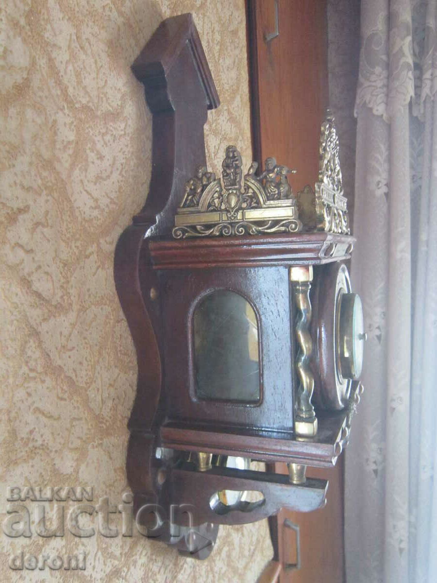 Unique bronze barometer with thermometer in a box with price 240.00 BGN | € 122.71