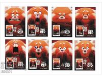 Чисти блокове Анимация Дисни Мей Червената панда 2022 Тонго