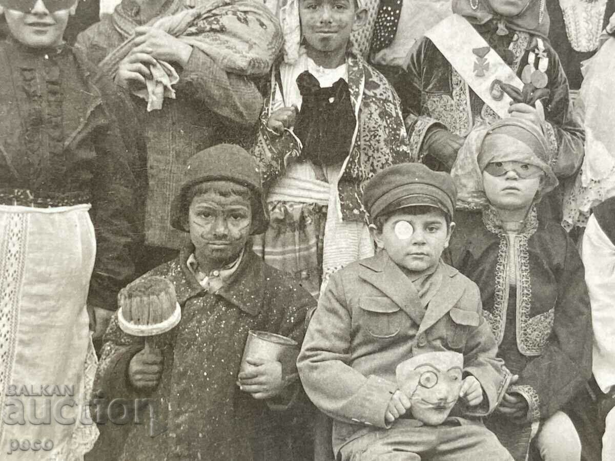 Auction Varna School "St. Athanasius" Masquerade Students old photo Auction Varna School "St. Athanasius" Masquerade Students old photo