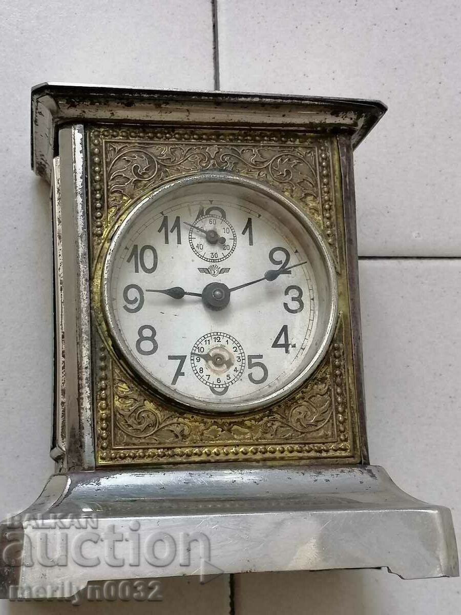 Немски настолен часовник Kenzle будилник джокер циферблат