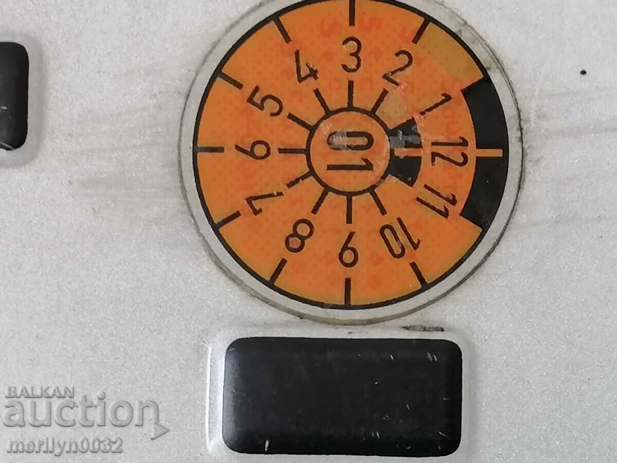 Pair number registration number from vehicle plate plate - 6 Pair number registration number from vehicle plate plate - 6