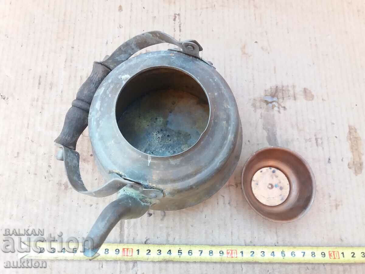 SOLID BRONZE KETTLE, RITUAL - EXCELLENT - 5 SOLID BRONZE KETTLE, RITUAL - EXCELLENT - 5