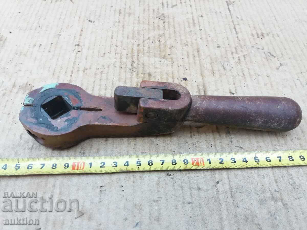 OLD RETRO MACHINE HANDLE - BAKELITE MILITARY - 5 OLD RETRO MACHINE HANDLE - BAKELITE MILITARY - 5