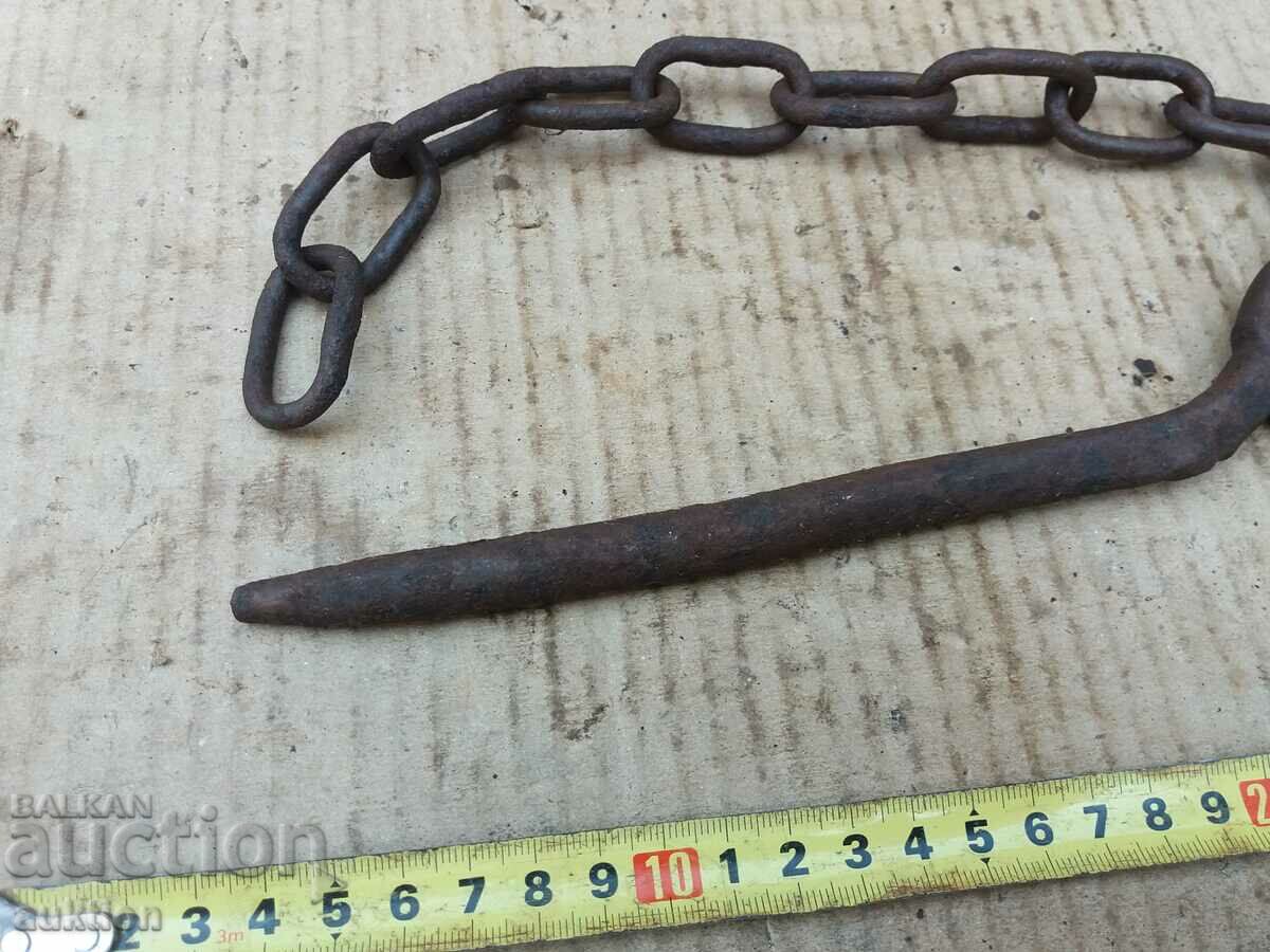 Auction FORGED RENAISSANCE WEDGE, SHANK CHAIN Auction FORGED RENAISSANCE WEDGE, SHANK CHAIN