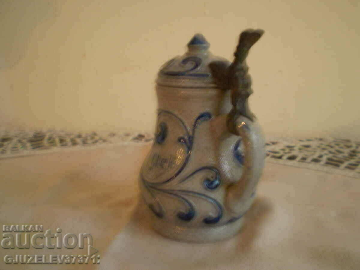 Γερμανία Παλαιά κεραμική κανάτα γάλακτος - 6 Γερμανία Παλαιά κεραμική κανάτα γάλακτος - 6