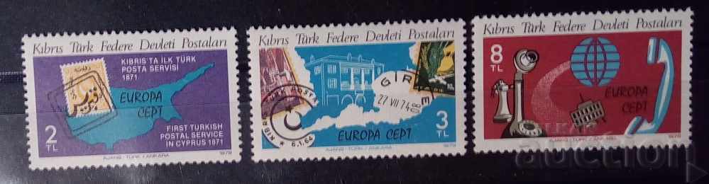 Турски Кипър 1979 Европа CEPT Сгради MNH