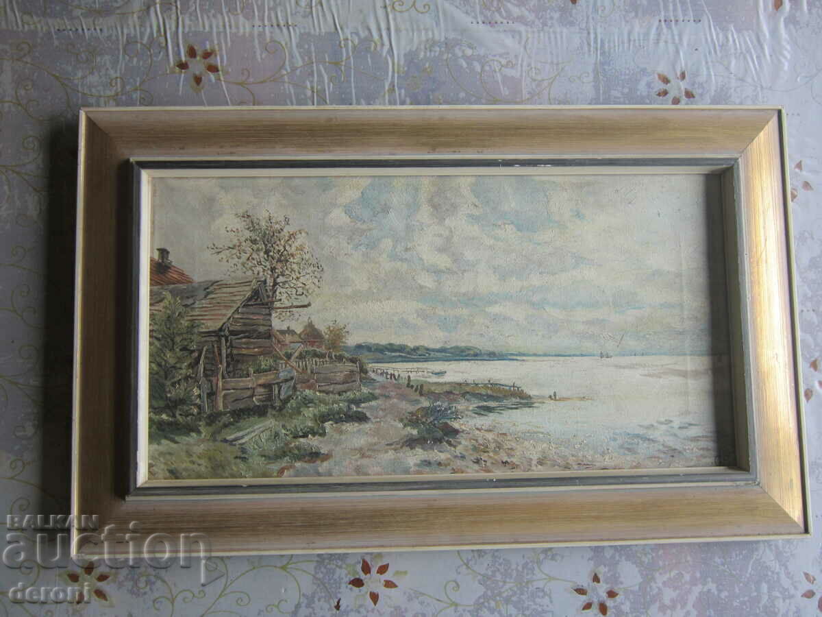 Oil painting on canvas signed 61 with price 300.00 BGN | € 153.39 Oil painting on canvas signed 61 with price 300.00 BGN | € 153.39