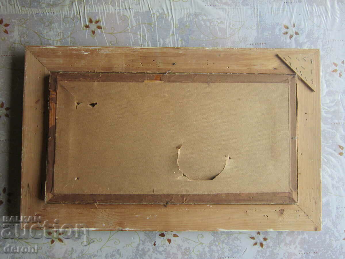 Oil painting on canvas signed 61 - 6 Oil painting on canvas signed 61 - 6