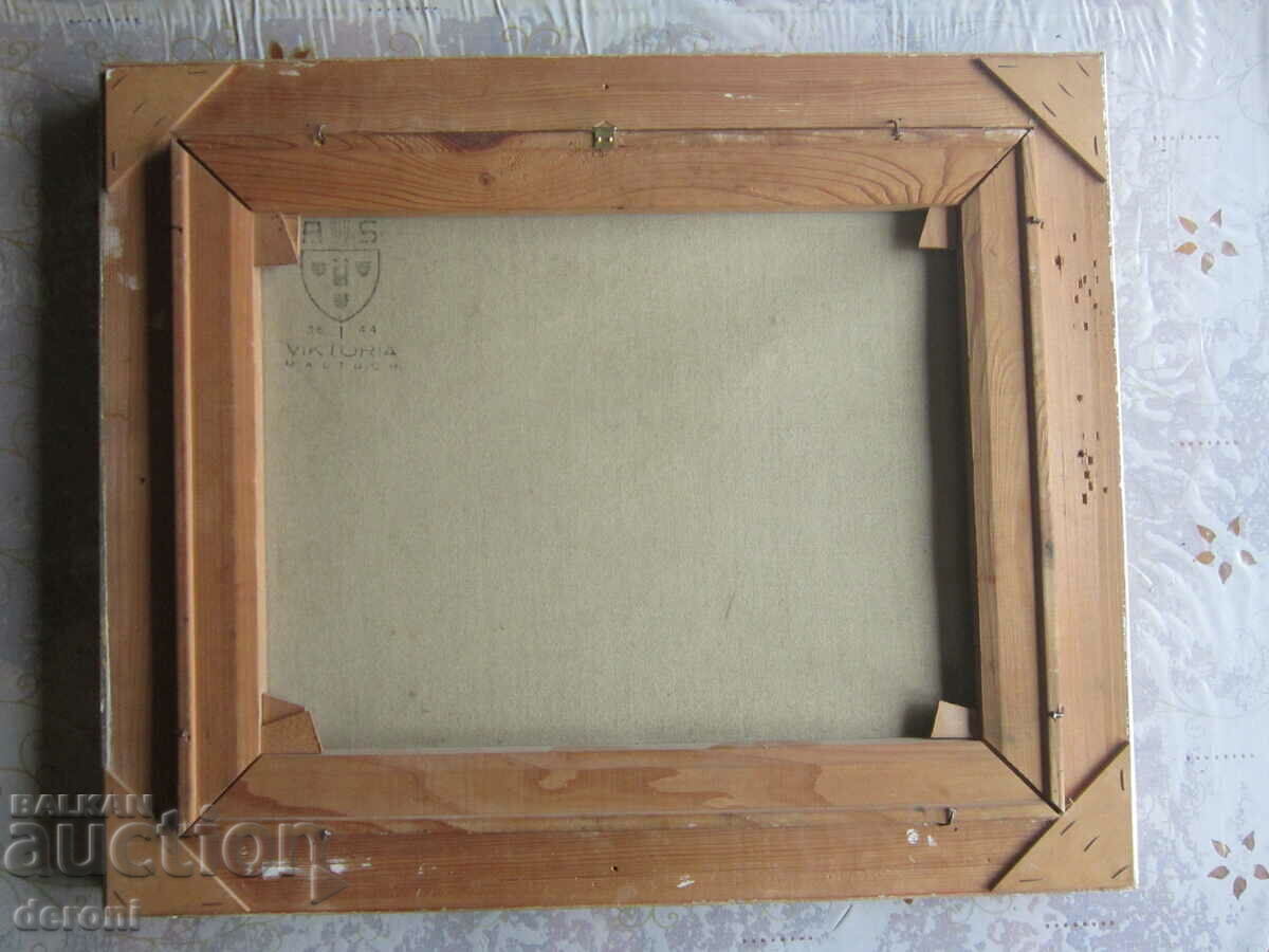 Oil painting on canvas signed 62 - 5 Oil painting on canvas signed 62 - 5