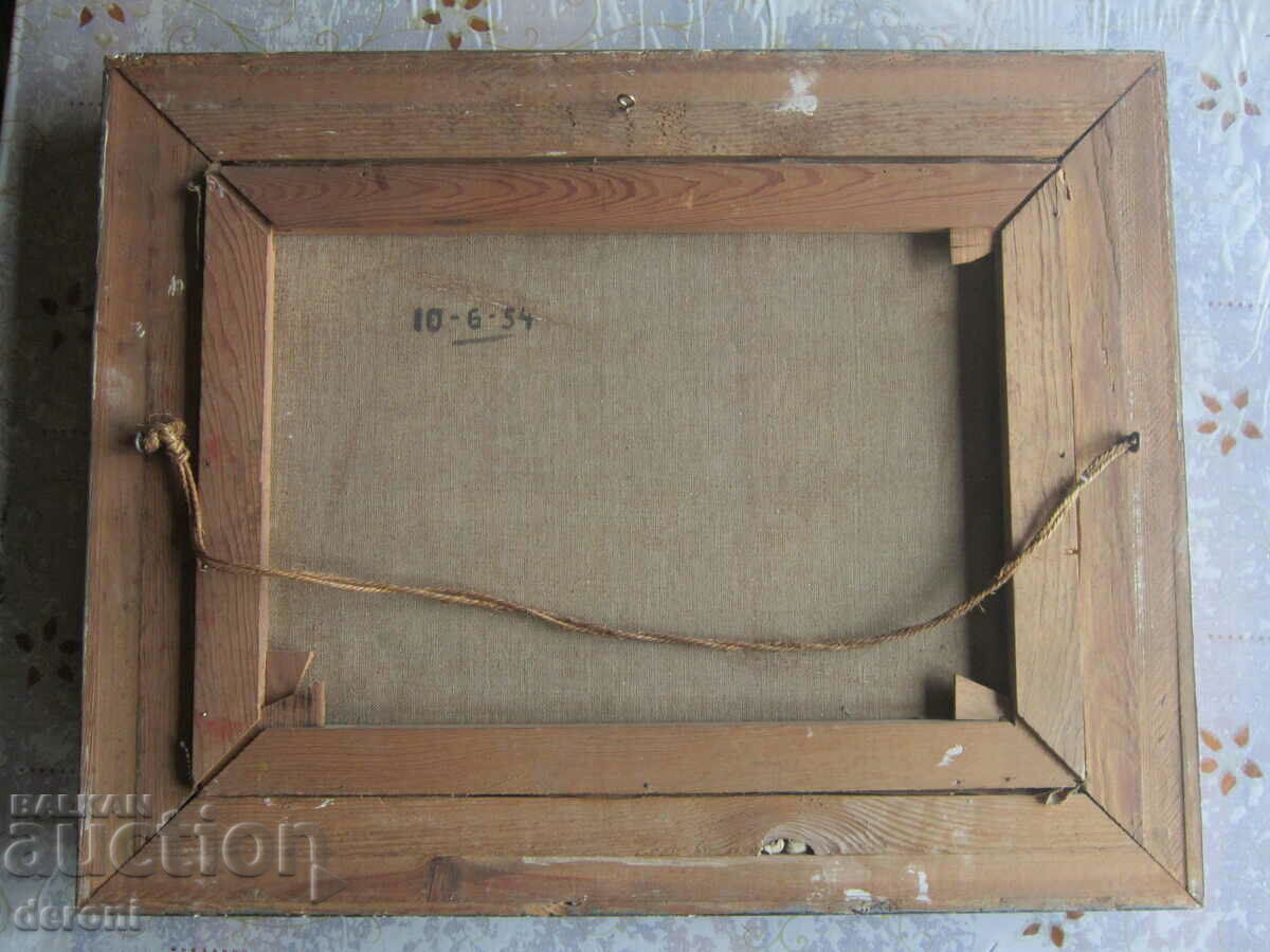 Ελαιογραφία σε καμβά υπογραφή 1954 - 5 Ελαιογραφία σε καμβά υπογραφή 1954 - 5