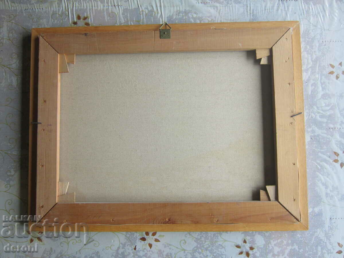 Oil painting on canvas signed 1977 - 5 Oil painting on canvas signed 1977 - 5