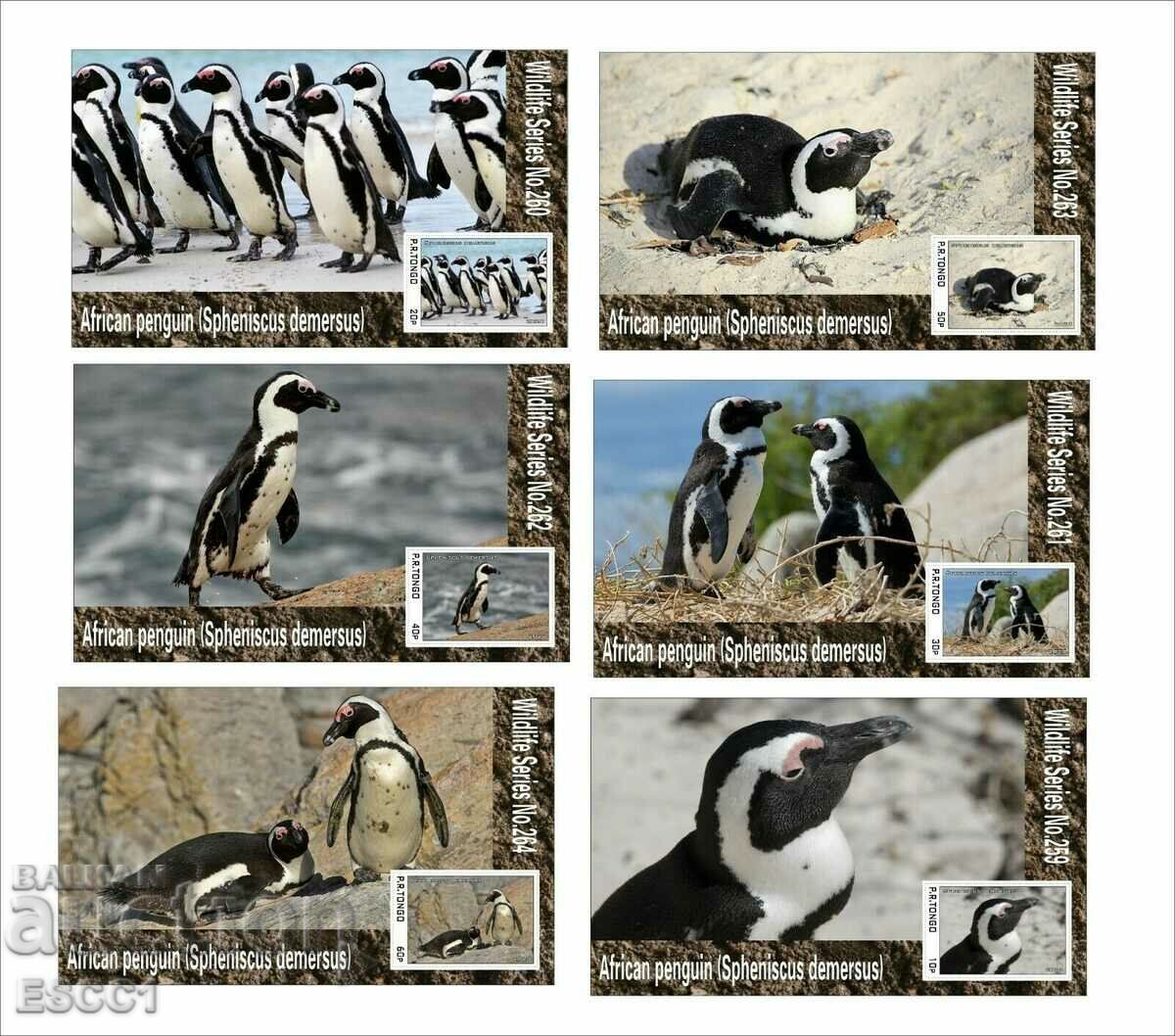 Чисти блокове Фауна Птици Африкански пингвин 2020  от Тонго