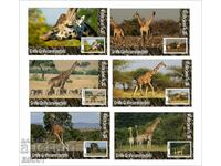Чисти блокове Фауна Жирафи  2020  от Тонго