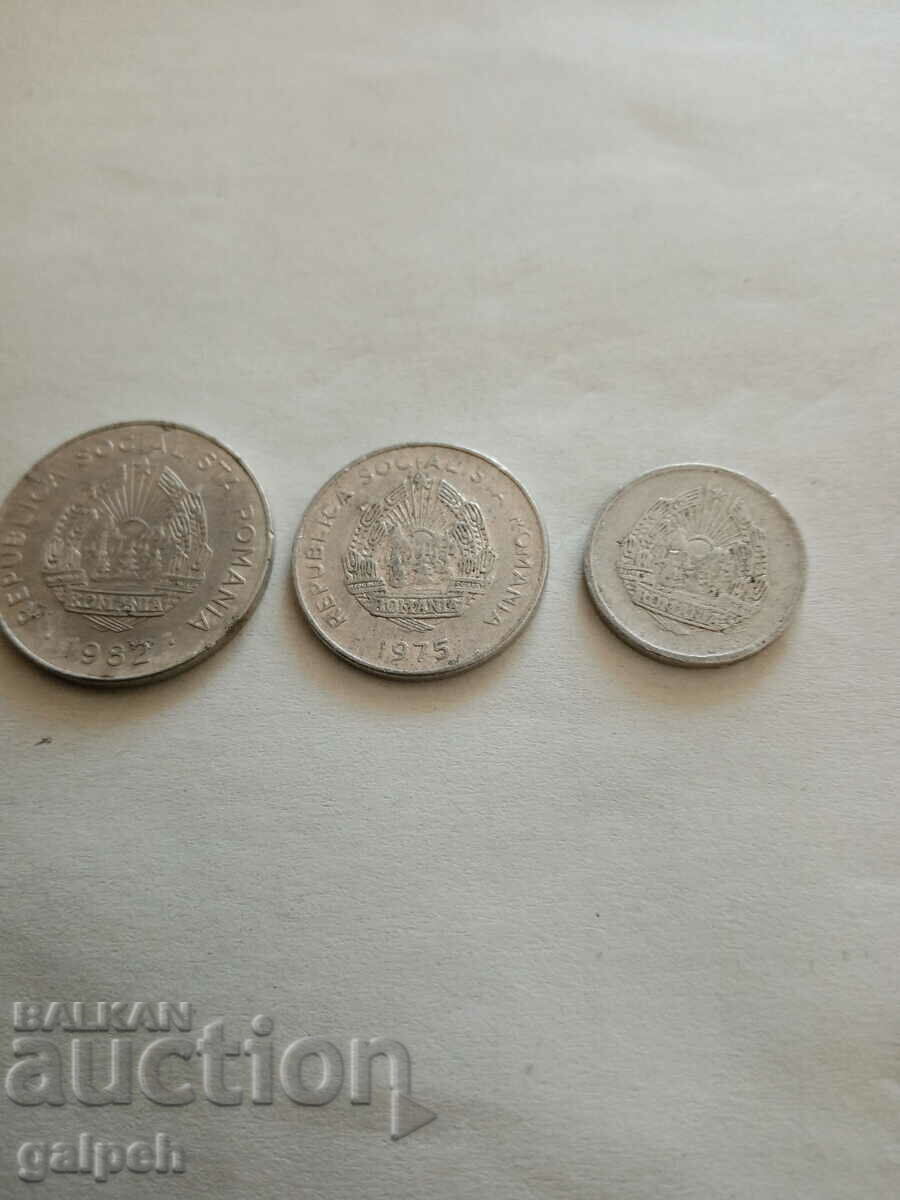 ROMANIA - COINS - 1975.82 - 3 pcs. with price 1.25 BGN | € 0.64 ROMANIA - COINS - 1975.82 - 3 pcs. with price 1.25 BGN | € 0.64