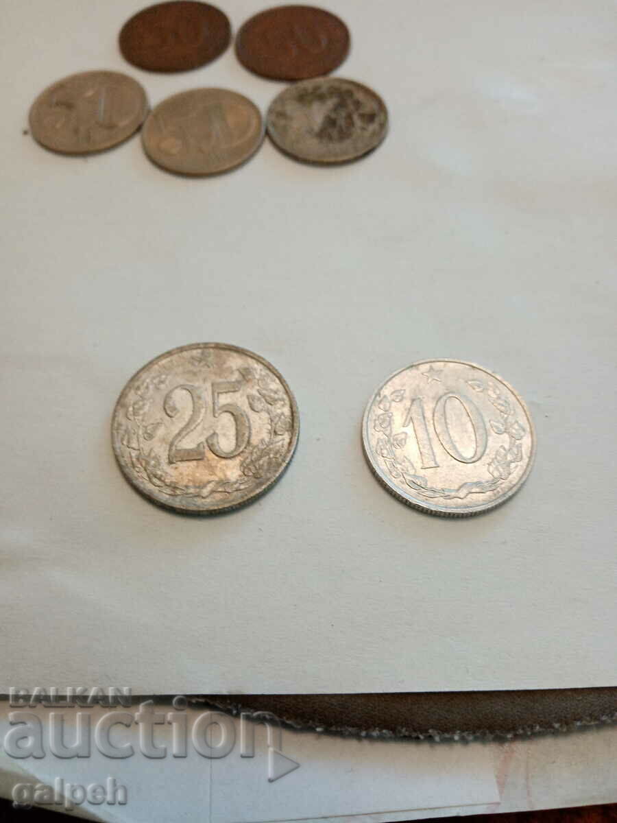 CZECHOSLOVAKIA - COINS - 10 pcs. - 6 CZECHOSLOVAKIA - COINS - 10 pcs. - 6