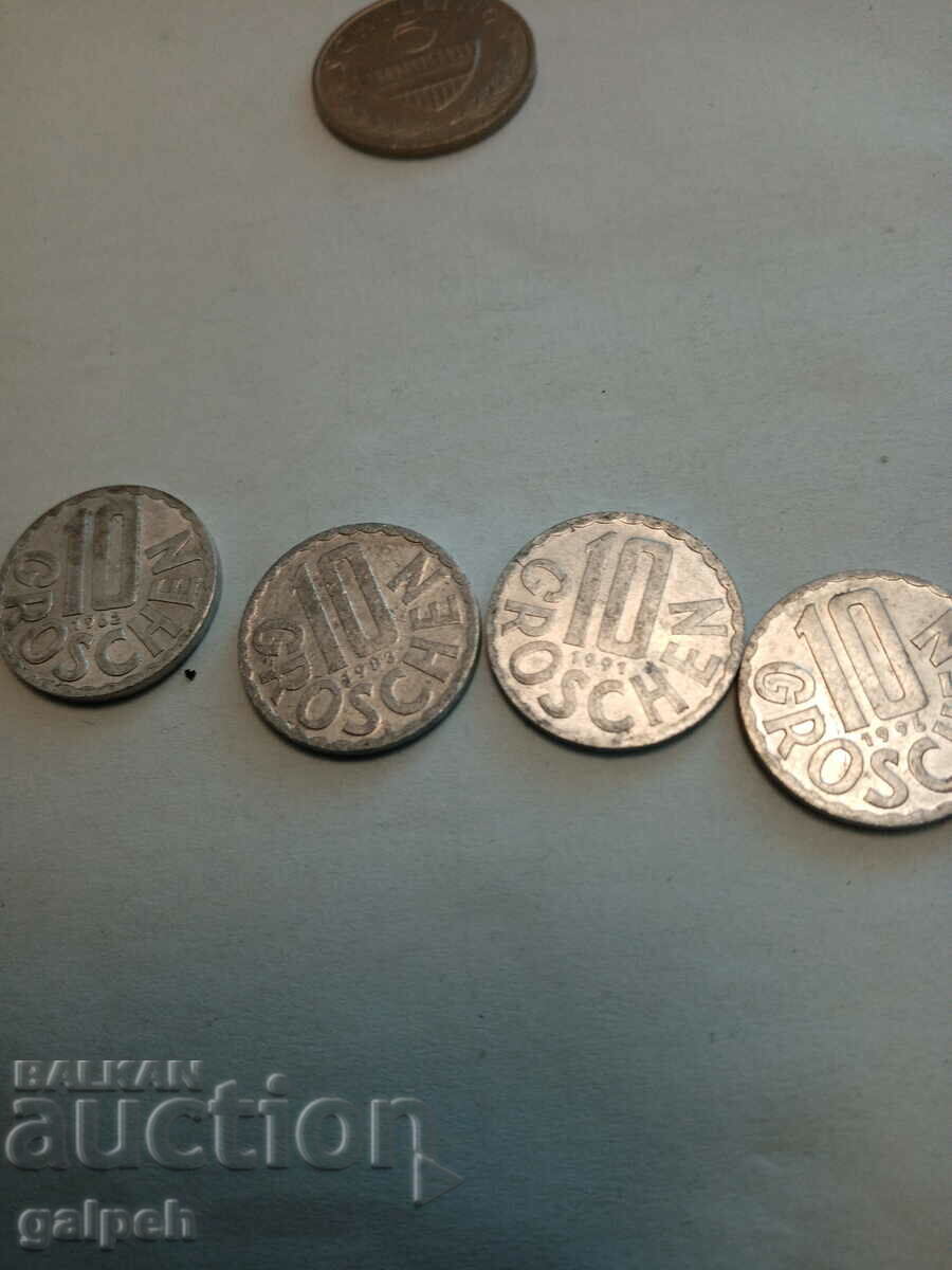 Auction AUSTRIA - COINS - 5 pcs. Auction AUSTRIA - COINS - 5 pcs.