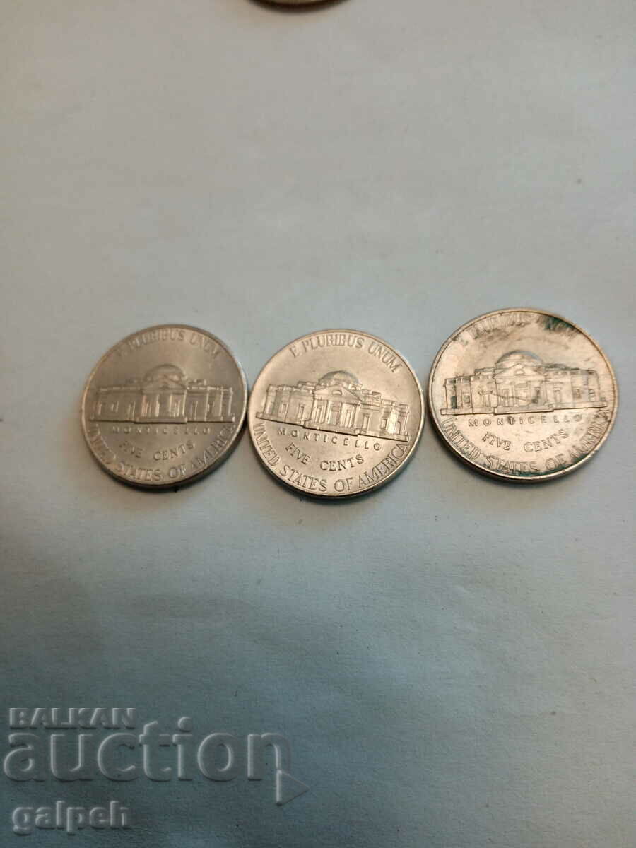 USA - COINS - 4 pcs. - 6 USA - COINS - 4 pcs. - 6