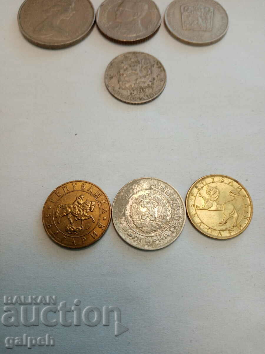 COINS MIXED LOT - 11 pcs. - 6 COINS MIXED LOT - 11 pcs. - 6
