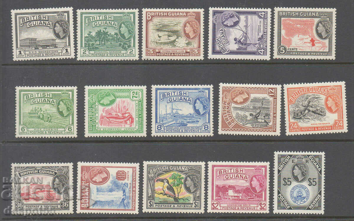 1954. British Guiana. Local motifs.