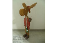 Nr.*6430 figurina veche din lemn - inaltime 57 cm