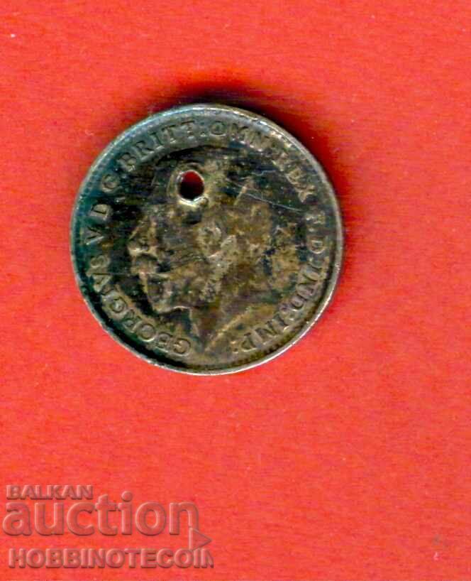 ENGLAND GREAT BRITAIN 3 Pence issue 1916 SILVER with price 3.89 BGN | € 1.99