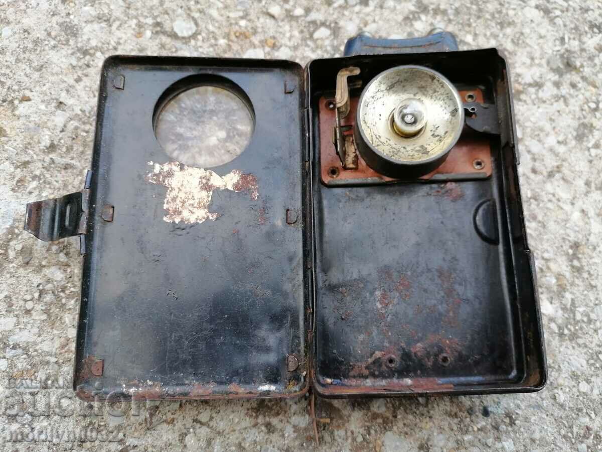 Old flashlight DAIMON lamp spotlight Vermakht WW2 - 6