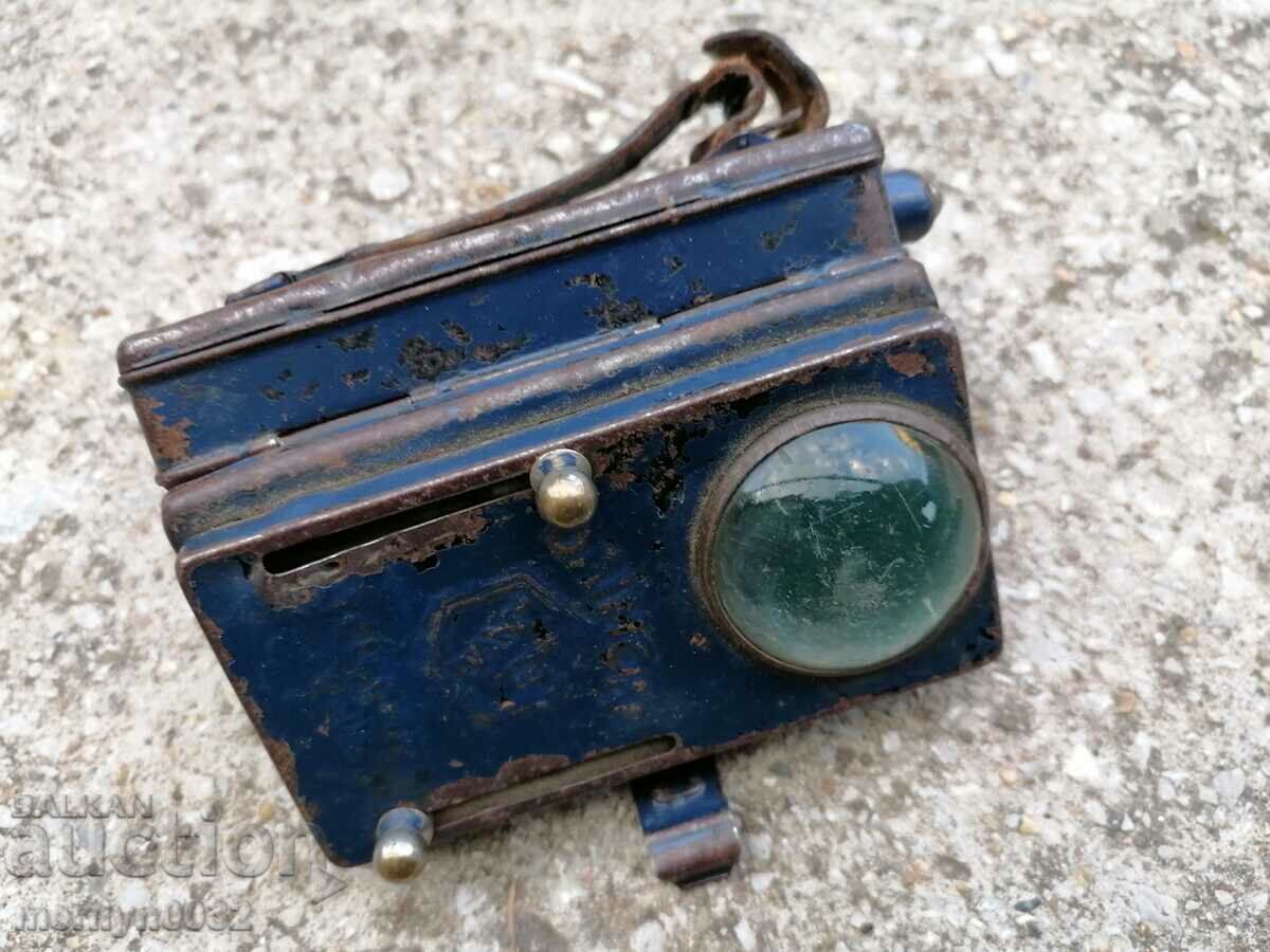Old flashlight DAIMON lamp spotlight Vermakht WW2 - 7