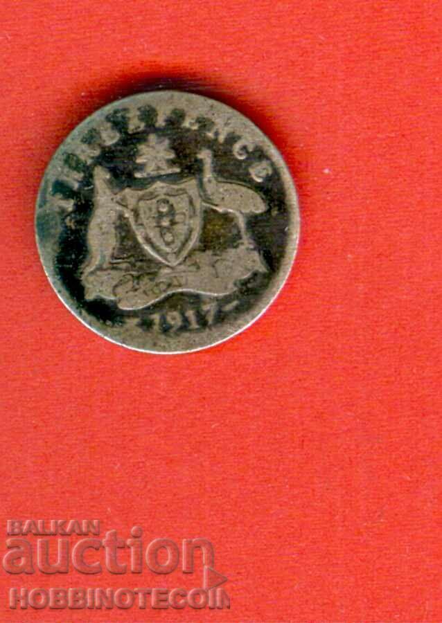 AUSTRALIA AUSTRALIA 3 pence - issue issue 1917 SILVER AUSTRALIA AUSTRALIA 3 pence - issue issue 1917 SILVER