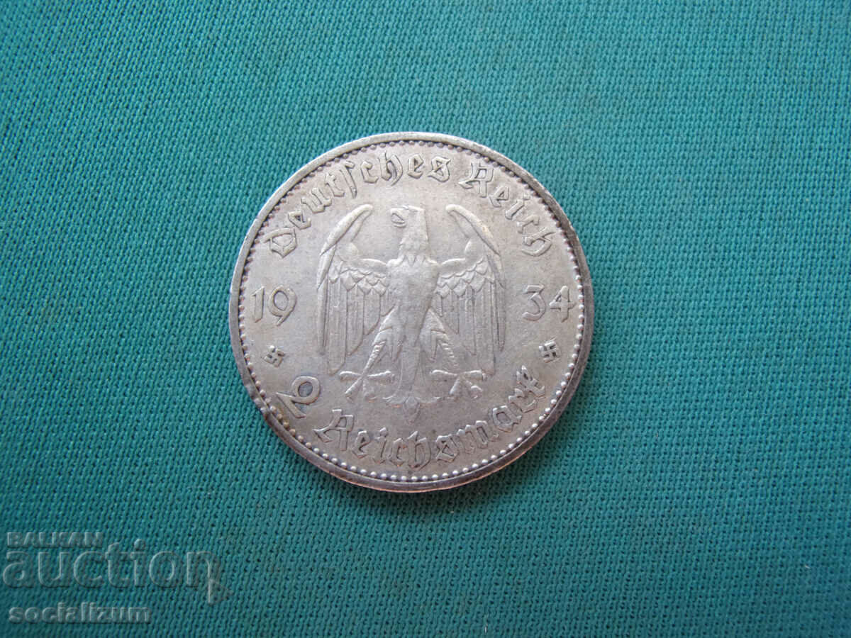 Γερμανία 2 Γραμματόσημα 1934 Σπάνιο με τιμή € 12.78 | 25.00 BGN