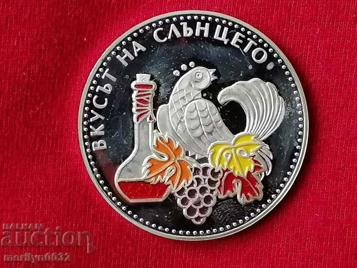 Delivery of Jubilee coin 5 BGN 2006 silver Viticulture Wine production Delivery of Jubilee coin 5 BGN 2006 silver Viticulture Wine production