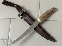 Испански ловен нож MUELA с дръжка от еленов рог кания