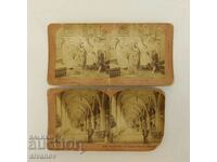 Old Stereo Cards 1897 Parish and Actors B. W. Kilburn #4569