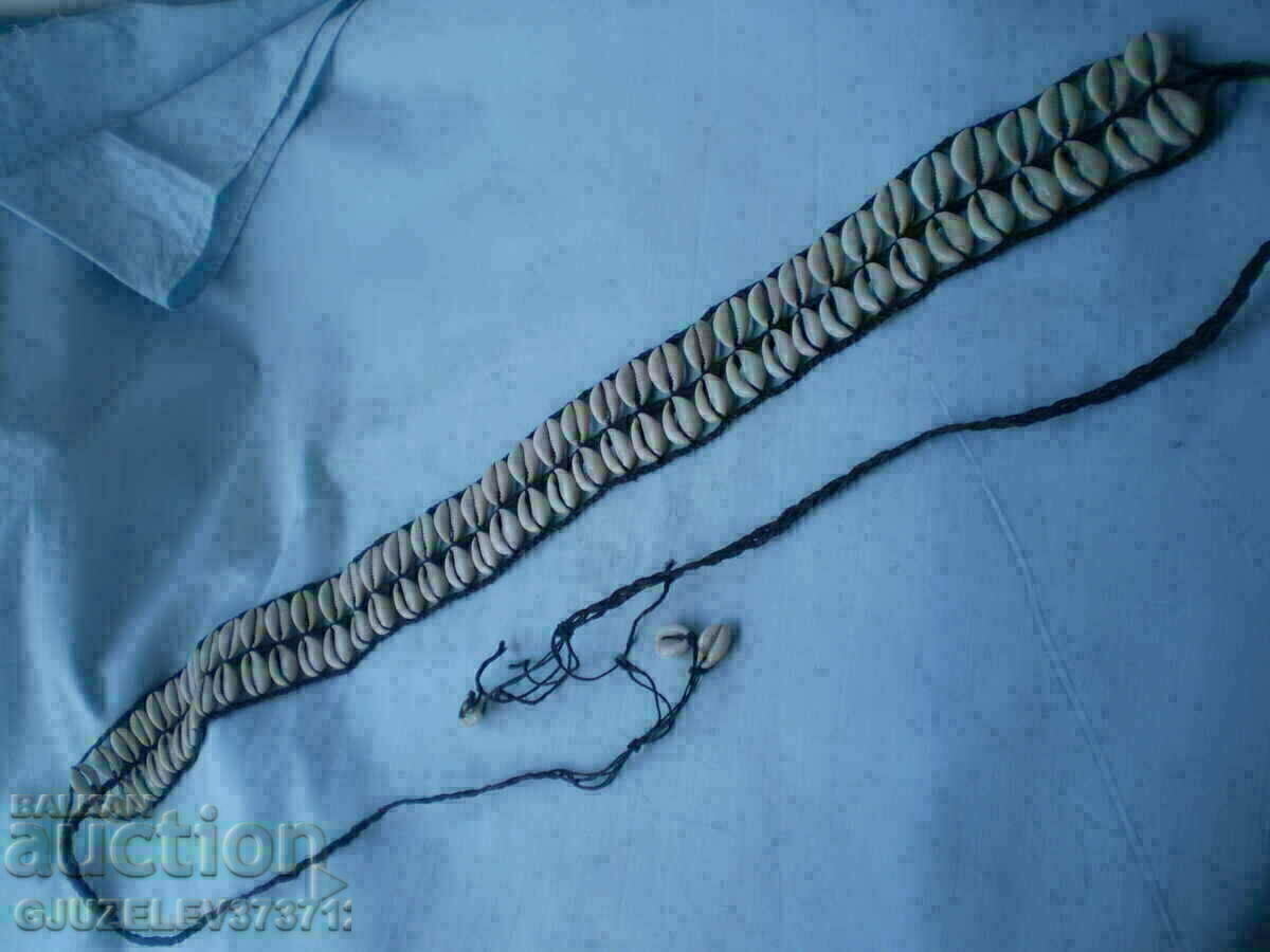 Vintage ladies seashell belt - 5