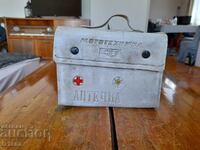 An old car first aid kit