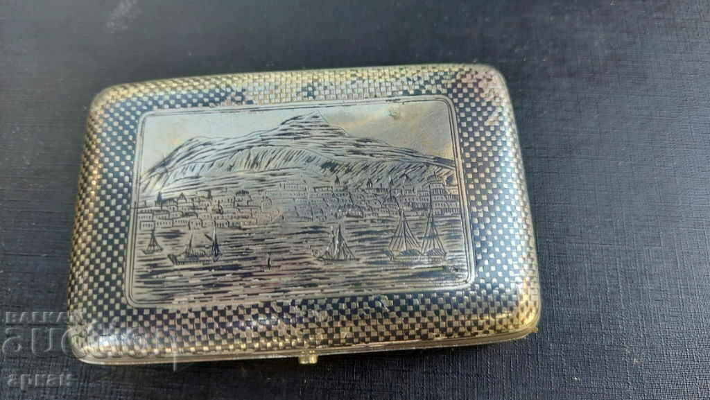 Auction Silver niello snuffbox - Ottoman Empire Auction Silver niello snuffbox - Ottoman Empire