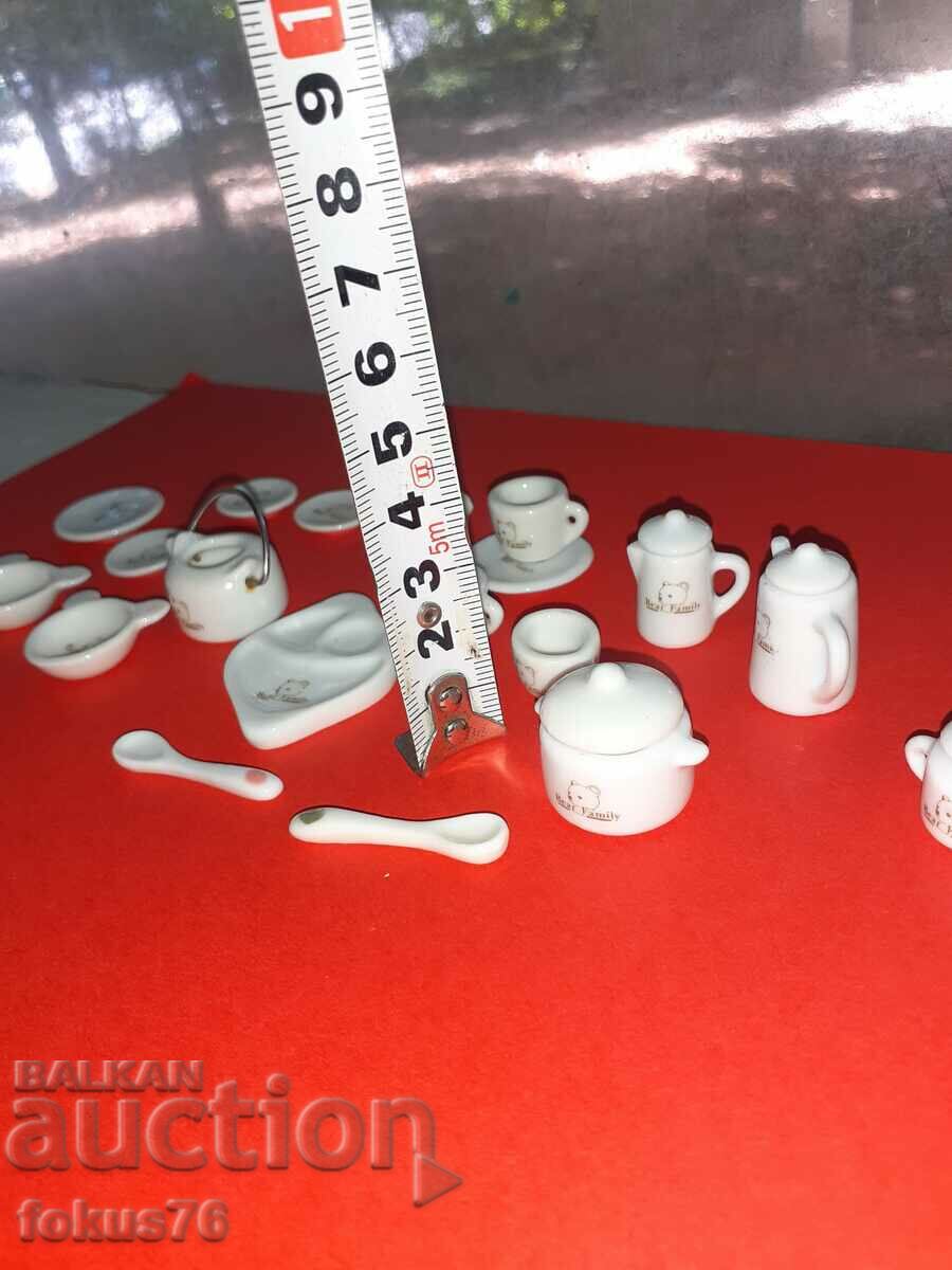 Μινιατούρες σέρβις πορσελάνης - μινιατούρα πορσελάνης - 6 Μινιατούρες σέρβις πορσελάνης - μινιατούρα πορσελάνης - 6