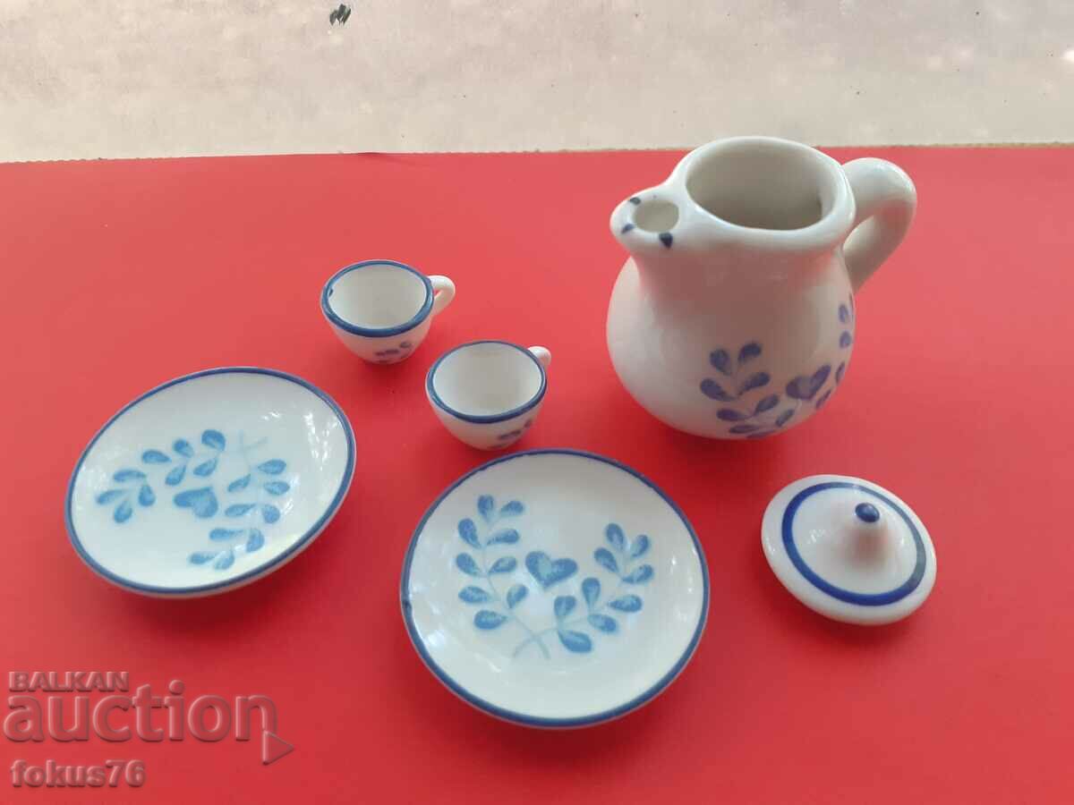 Porcelain miniature set - porcelain miniature - 5 Porcelain miniature set - porcelain miniature - 5
