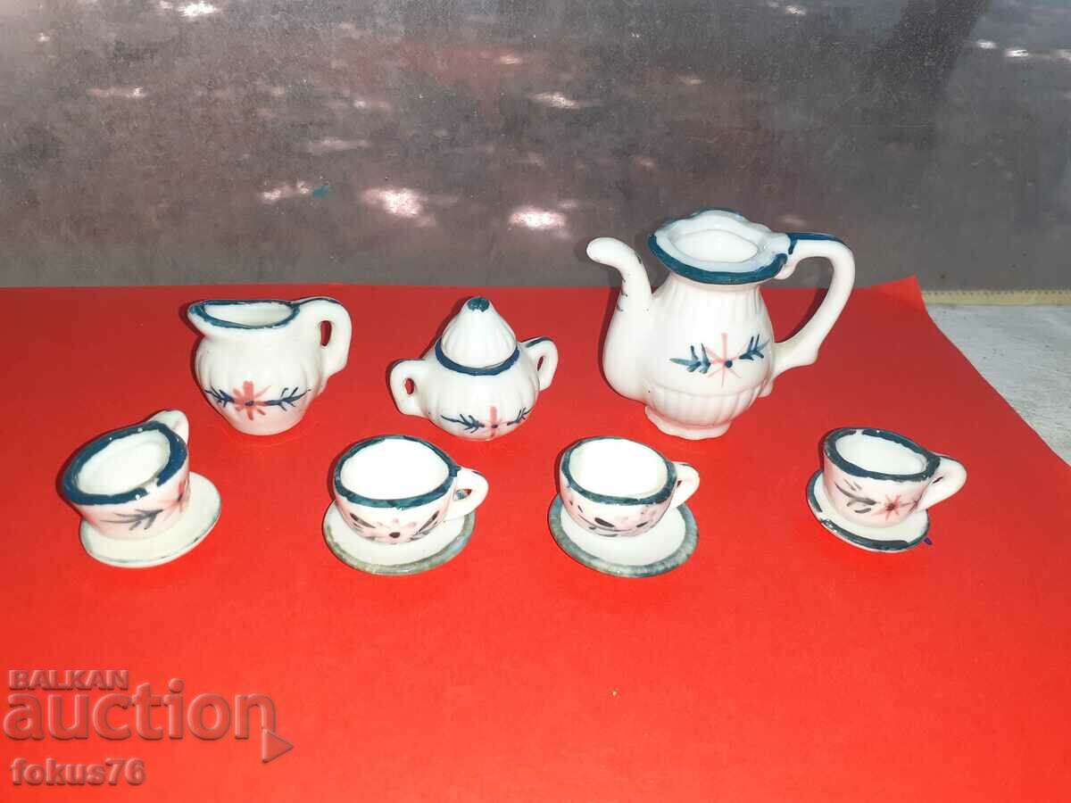 Gorgeous porcelain service miniatures - porcelain miniature - 5 Gorgeous porcelain service miniatures - porcelain miniature - 5