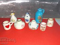Lot of porcelain and ceramic miniatures