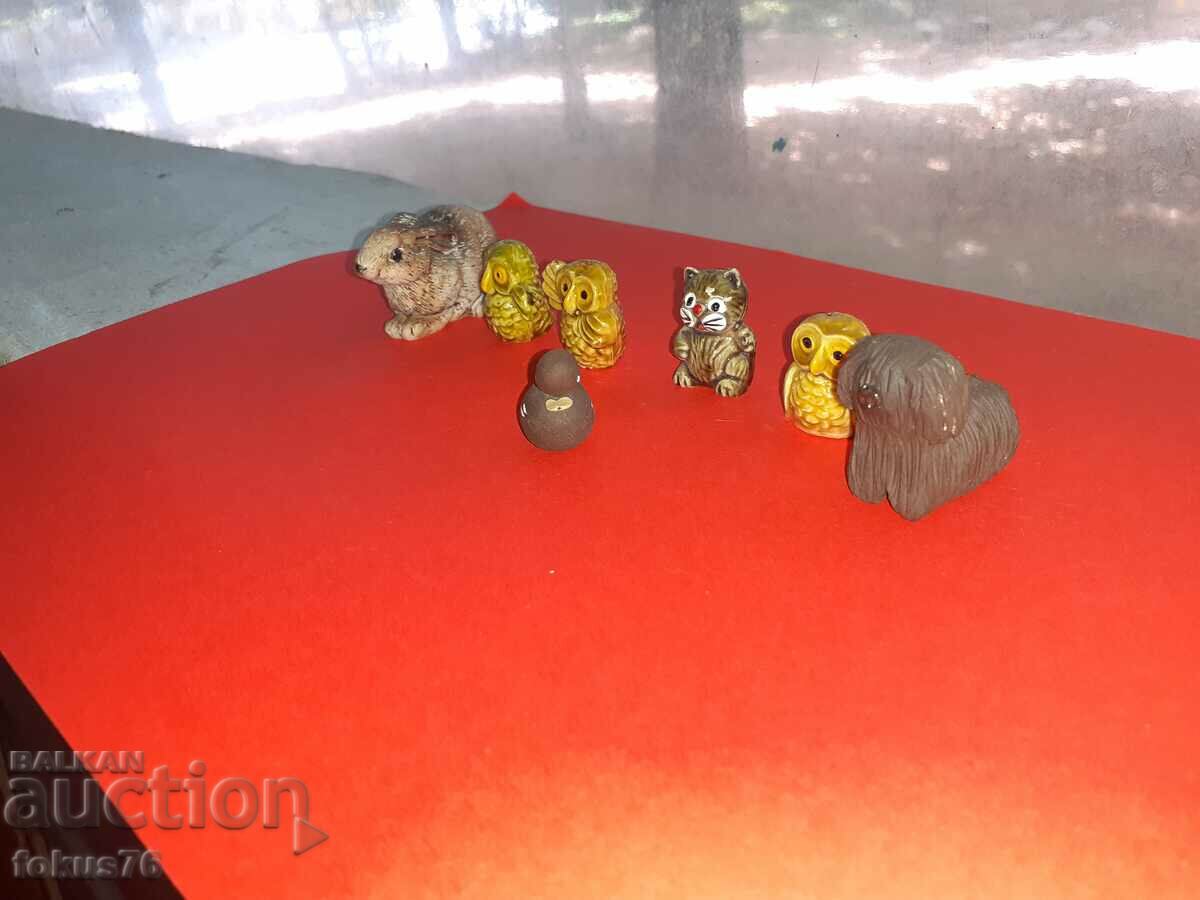 Auction  Lot figures miniatures porcelain and ceramics