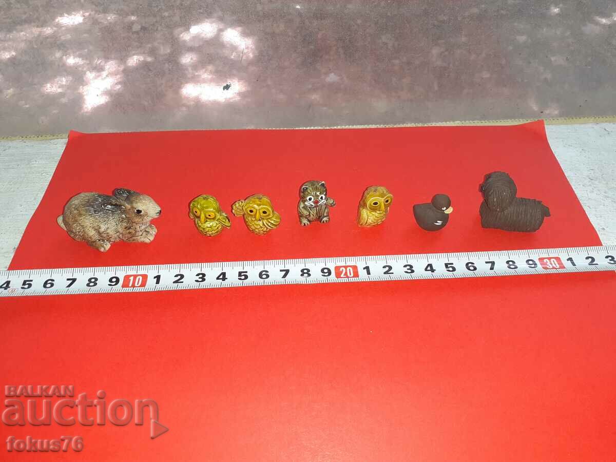 Lot figures miniatures porcelain and ceramics - 6