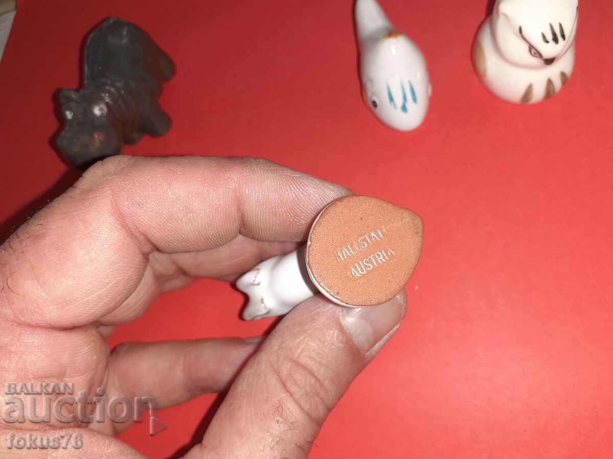 Lot figures miniatures porcelain and ceramics marking - 5