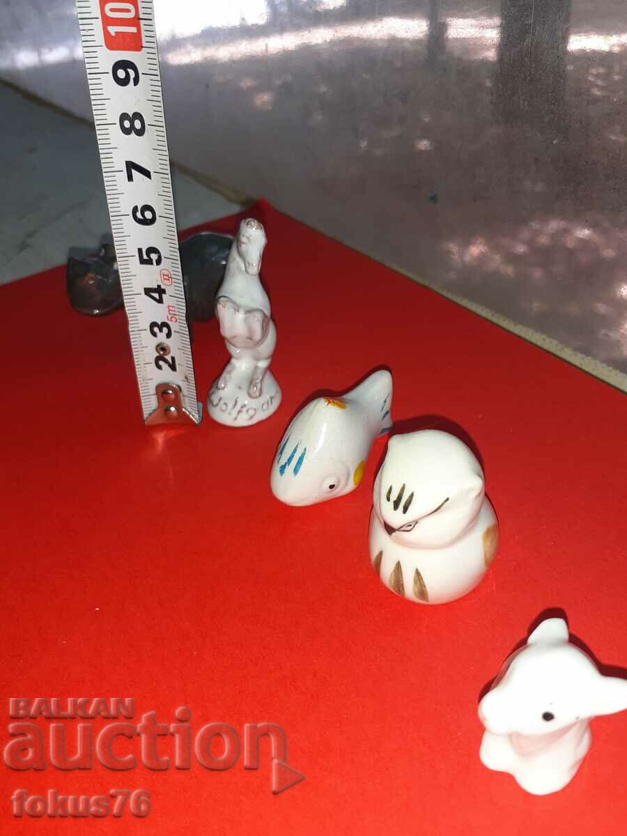 Lot figures miniatures porcelain and ceramics marking - 6