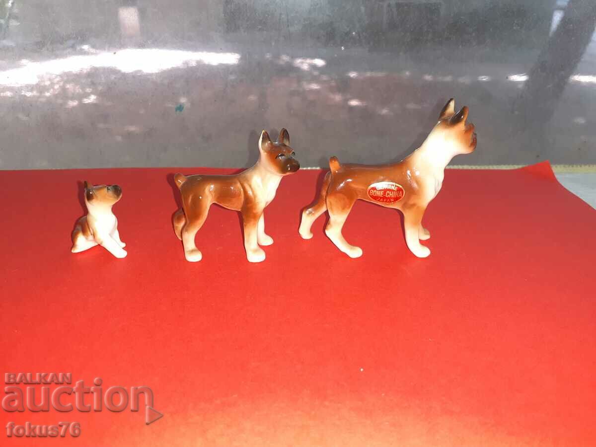 Delivery of Lot of very beautiful figures puppies miniatures porcelain Japan Delivery of Lot of very beautiful figures puppies miniatures porcelain Japan