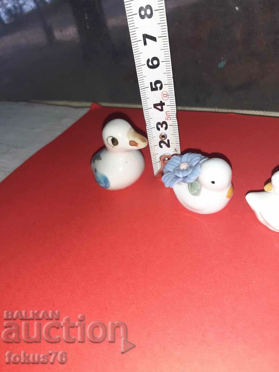 Lot of very beautiful figures ducklings miniatures porcelain - 7 Lot of very beautiful figures ducklings miniatures porcelain - 7