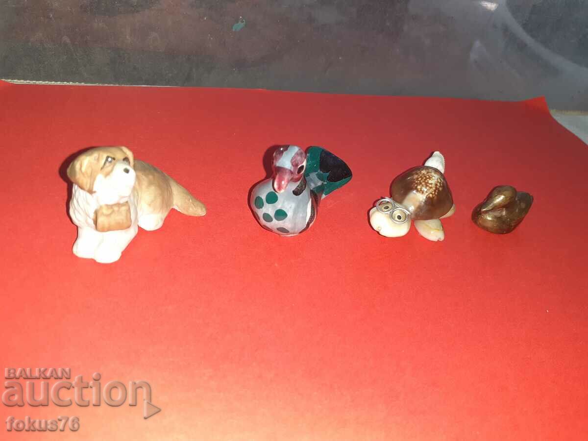 Lot of beautiful figurines miniatures porcelain ceramics bronze with price 60.00 BGN | € 30.68 Lot of beautiful figurines miniatures porcelain ceramics bronze with price 60.00 BGN | € 30.68